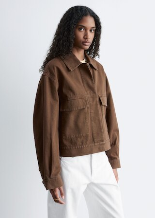 & Other Stories COTTON UTILITY JACKET