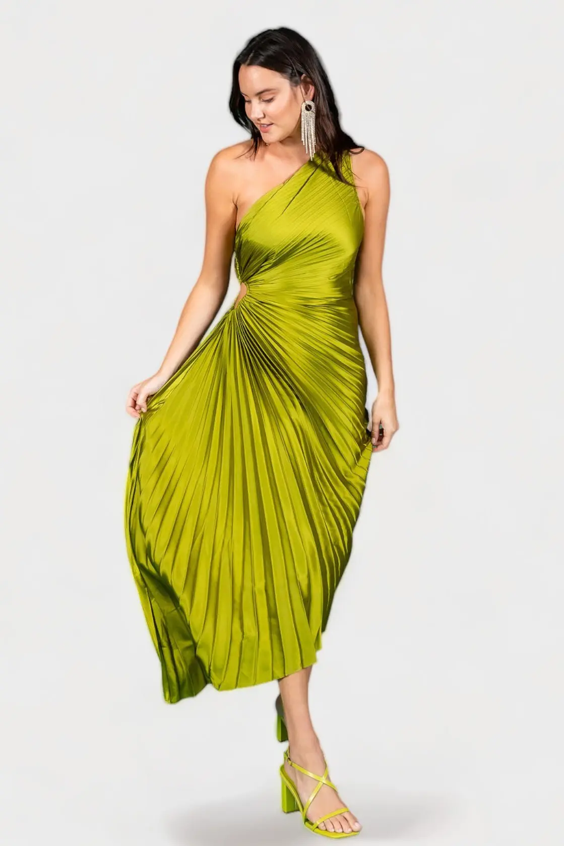 Crazy for You Pleated Maxi Dress - ALJEGJ