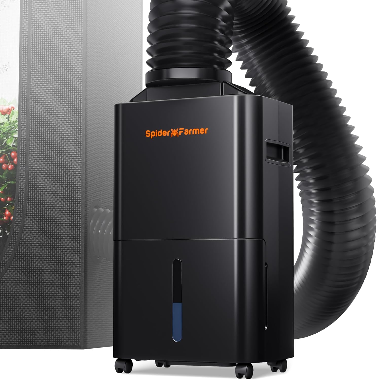 SPIDER FARMER Deumidificatore per tenda da coltivazione con pompa e controllo 'umidità, deumidificatore automatico ultra silenzioso dotato di controllo intelligente, display digitale a LED, timer