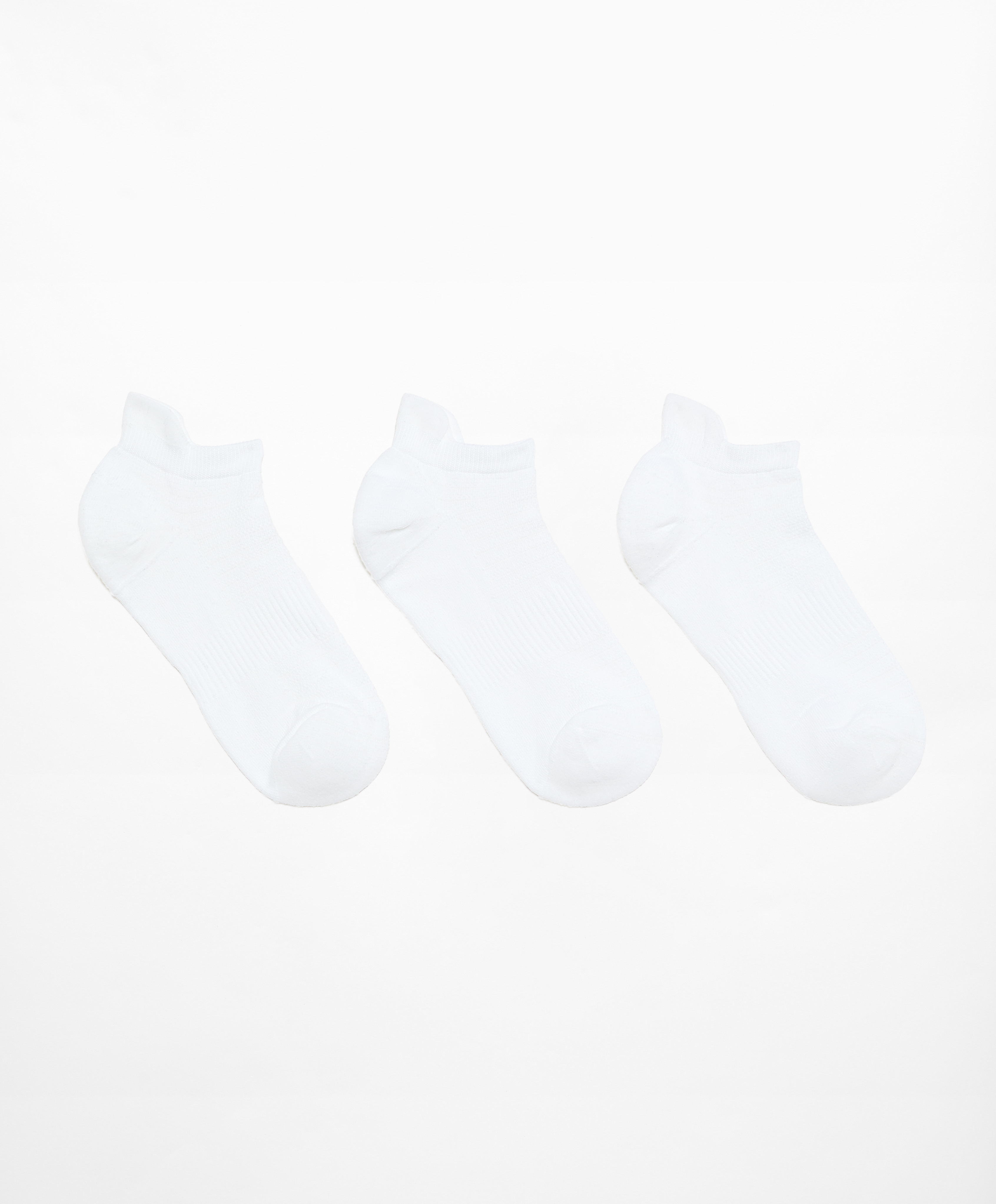 OYSHO 3 pairs of tab polyamide blend sports sneaker socks