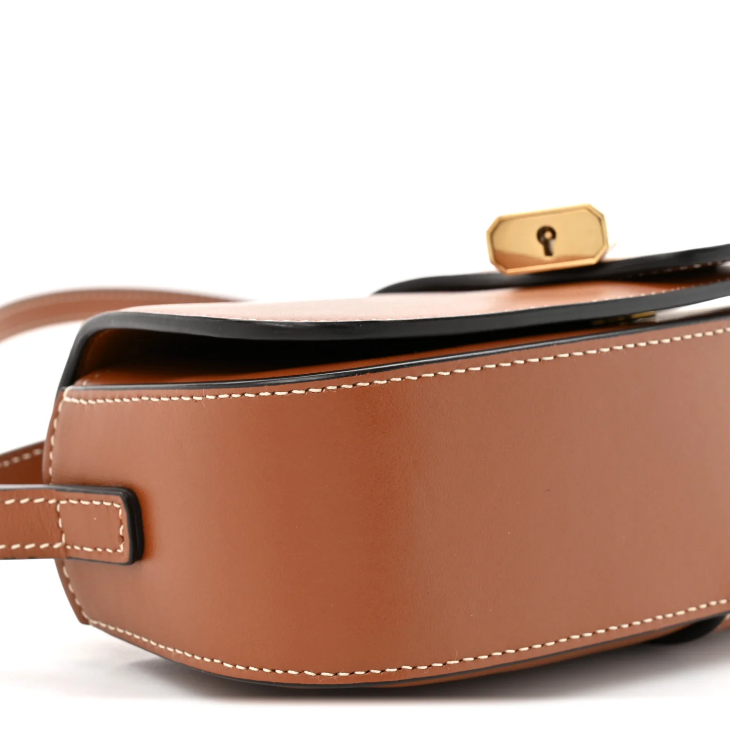 Smooth Calfskin Tabou Clutch On Strap Tan - Top Club