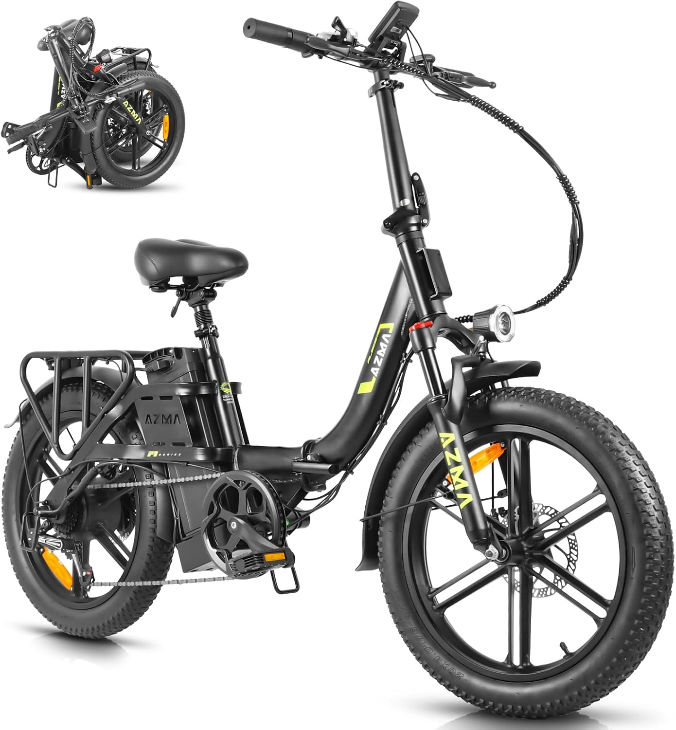F1 Bici Elettrica, Bici Elettrica Pieghevole da 20.8Ah/748.8WH Batteria Rimovibile, 20