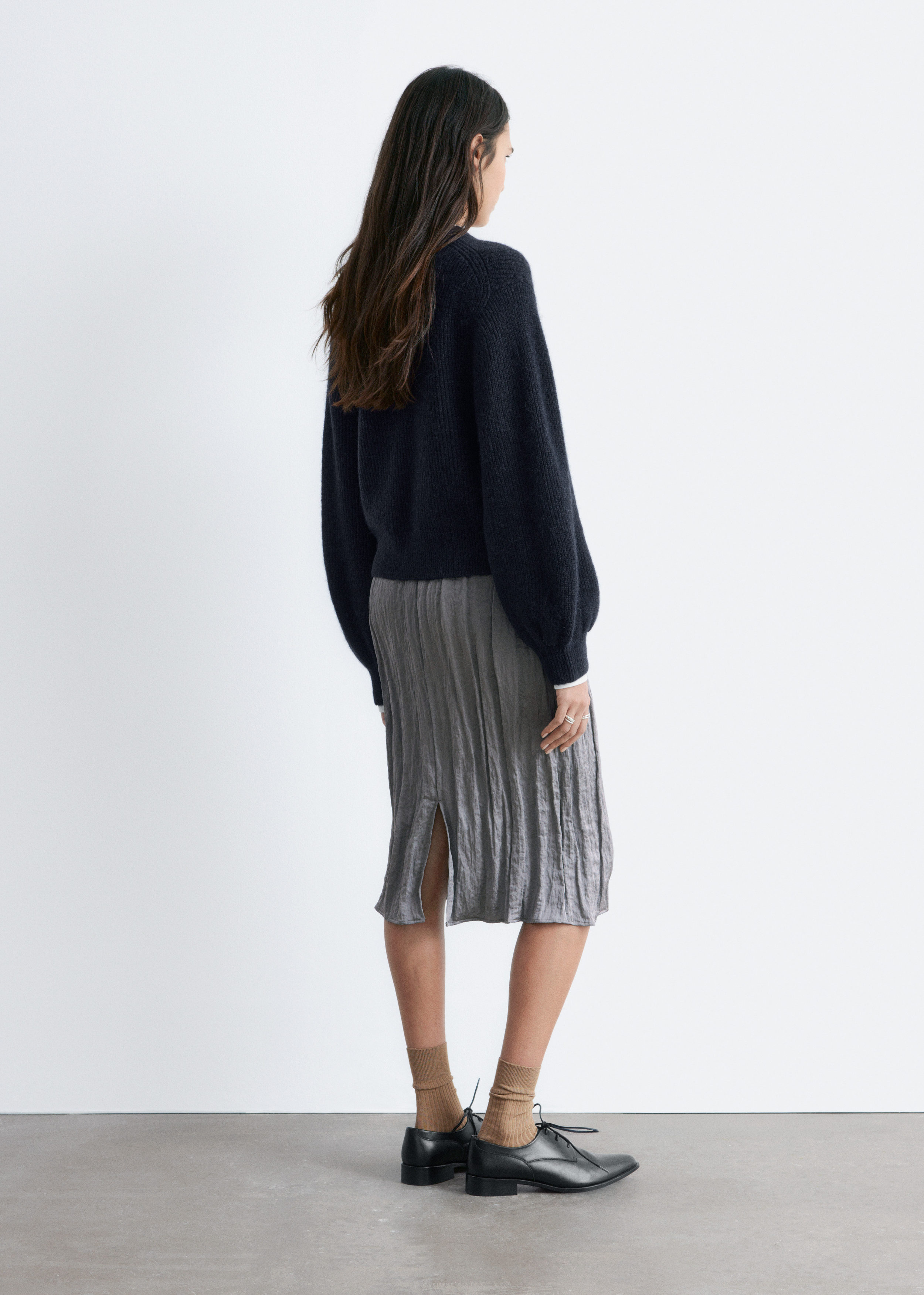 & Other Stories ALPACA-BLEND BALLOON-SLEEVE JUMPER