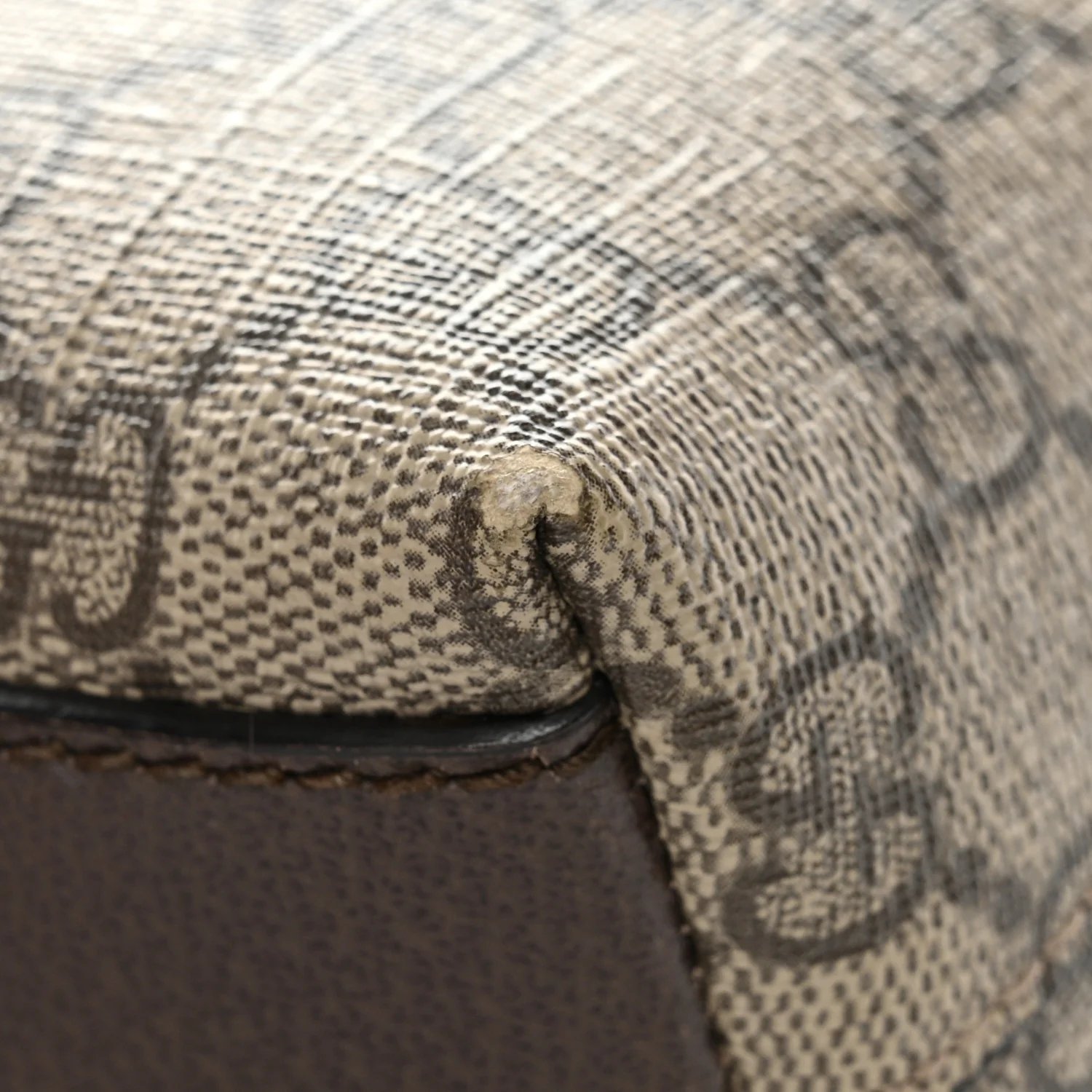GG Supreme Monogram Textured Dollar Calfskin Web Small Ophidia Dome Shoulder Bag Beige Ebony New Acero - Top Club