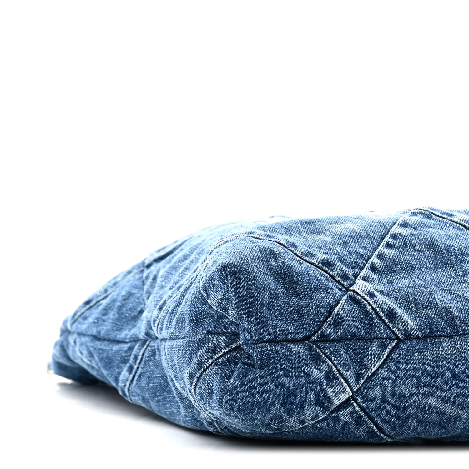 Denim Quilted Chanel 22 Blue - Top Club