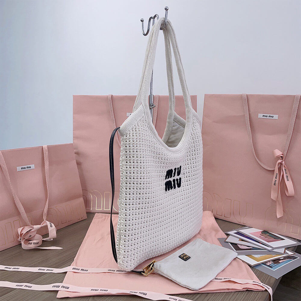 MIUMIU REGULAR IVY canvas and leather bag(HIGH-END GRADE) - Top Club