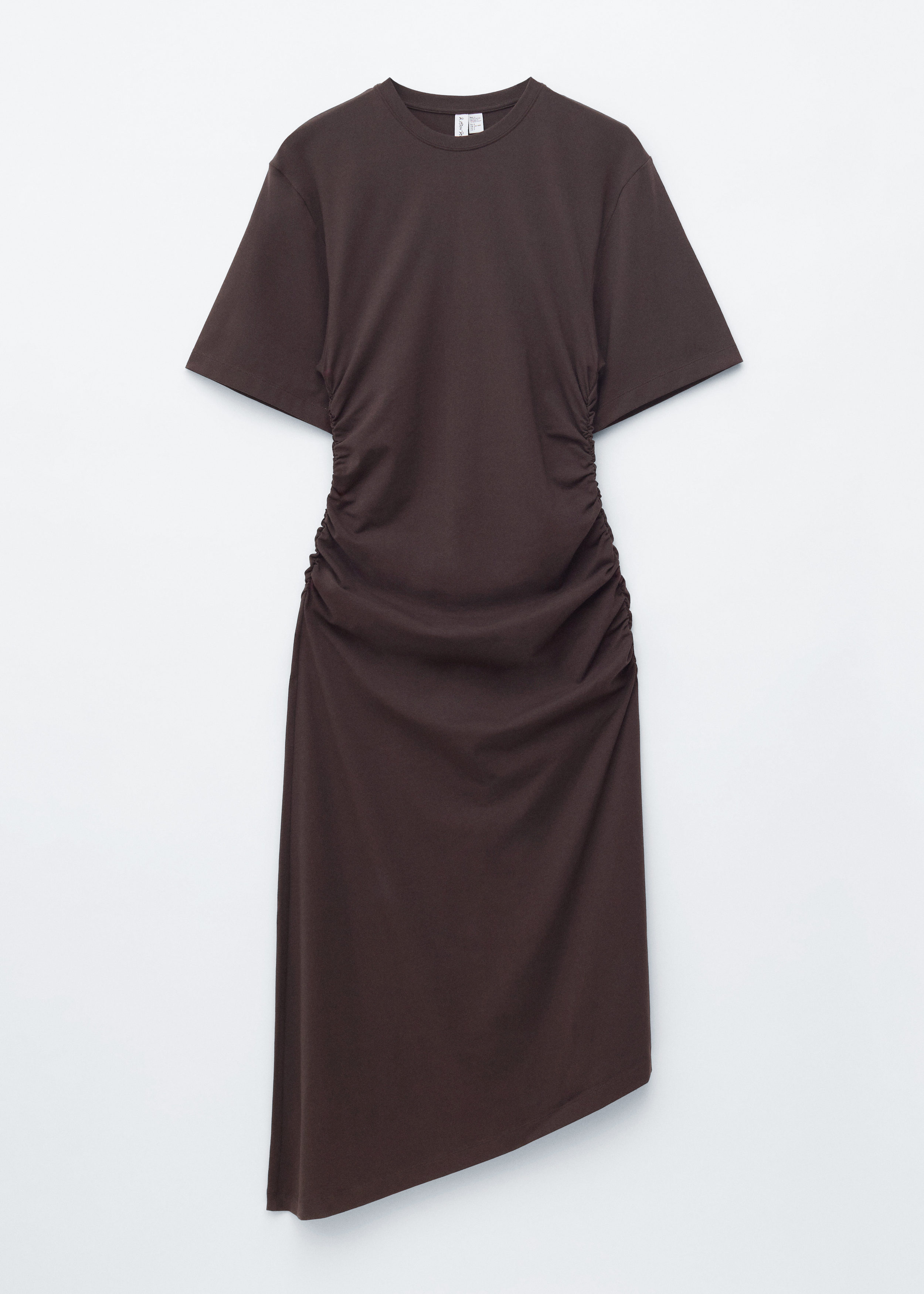 & Other Stories ASYMMETRIC MIDI T-SHIRT DRESS