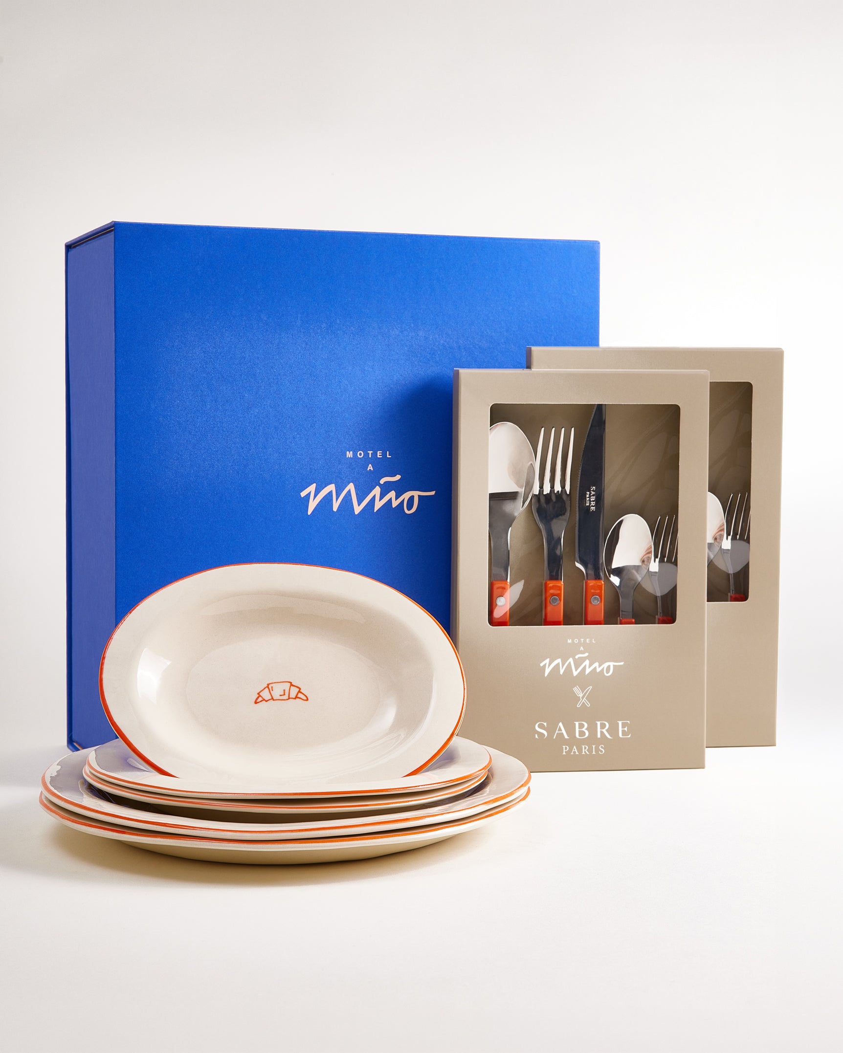 MaM x Sabre Paris Geschenk-Set orange 8-teilig
