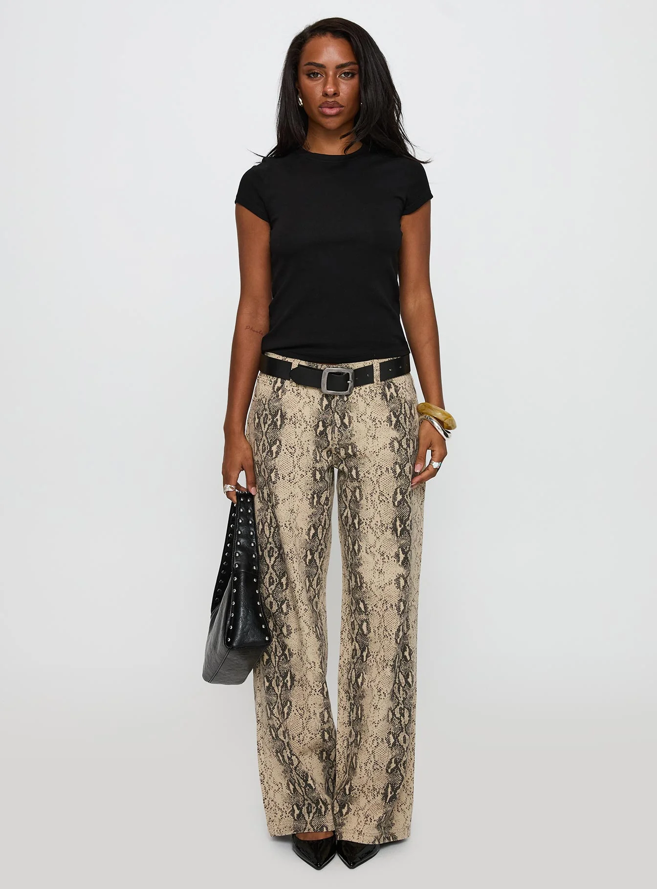 Prestige Longline Baby Tee Black