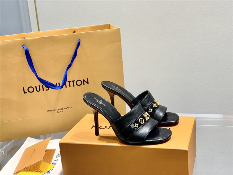louis vuitton lv monogram high heel slippers - Sneaker Replica Workshop