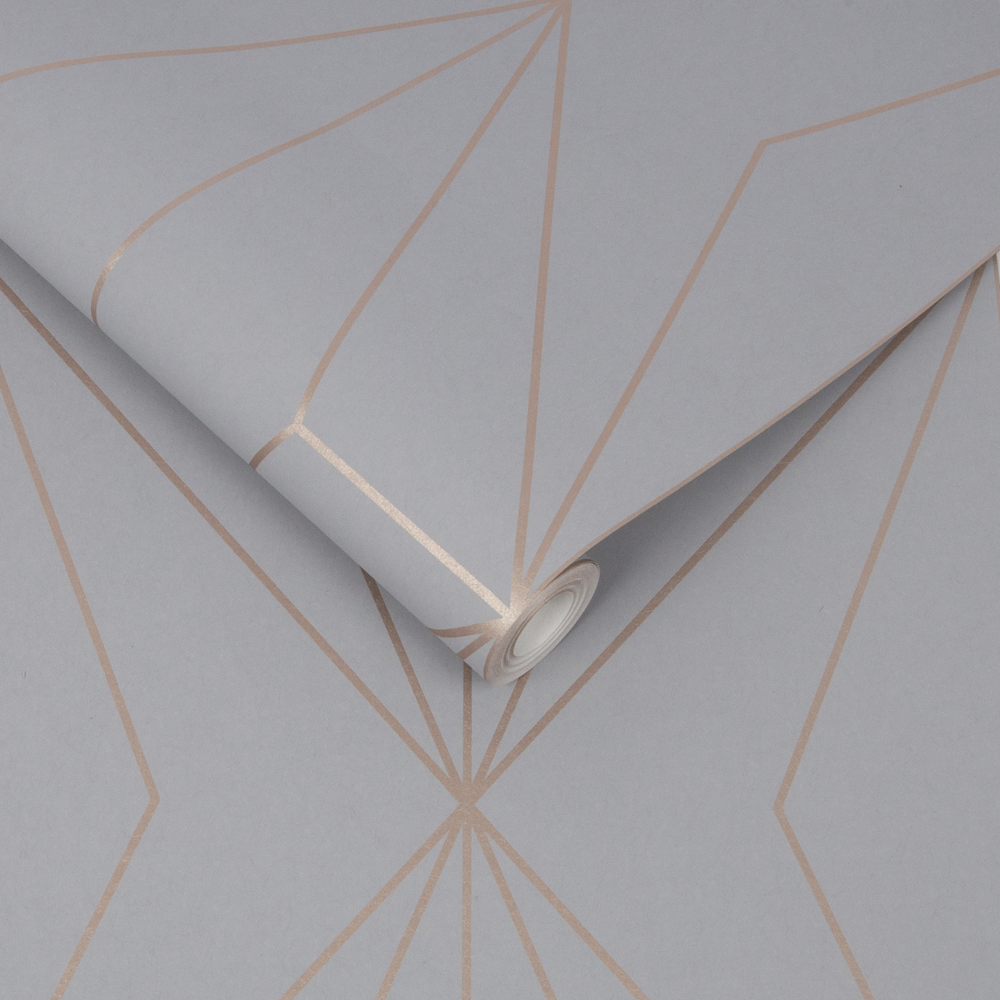 Graham & Brown  vliesbehang  Harmony Grey Rosegold Graham & Brown  vliesbehang  Harmony Grey Rosegold