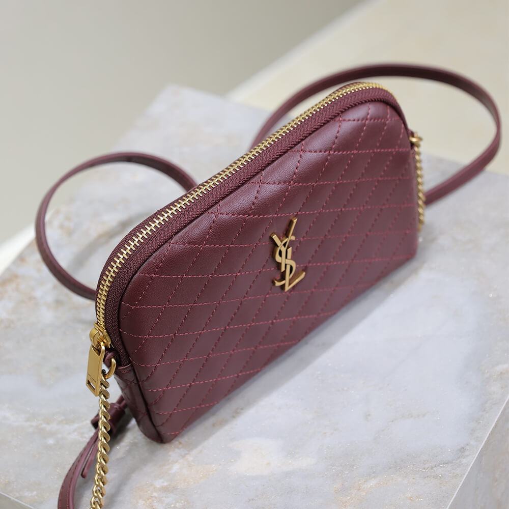 YSL Gaby zipped pouch in quilted lambskin(HIGH-END) - Top Club