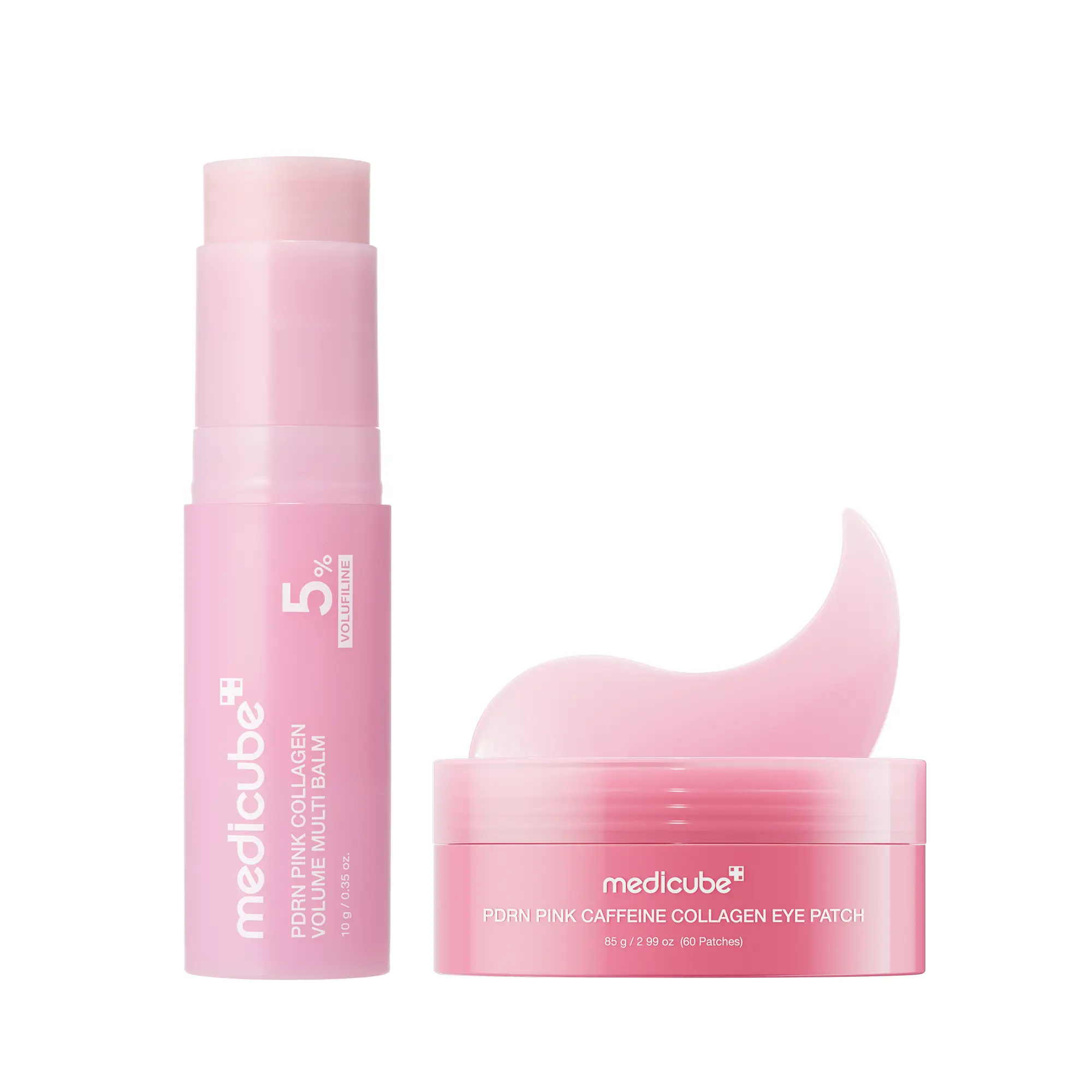 [NEW] [medicube] PDRN Pink Collagen Volume Multi Balm| All In One Volufiline, PDRN, NAD Stick for Youthful-Looking, Helps Reduce Fine Lines, Firming Care, Anti-Aging Care| For Under-Eyes, Neck, Forehead, Smile Lines, Lip Care| Korean Skincare