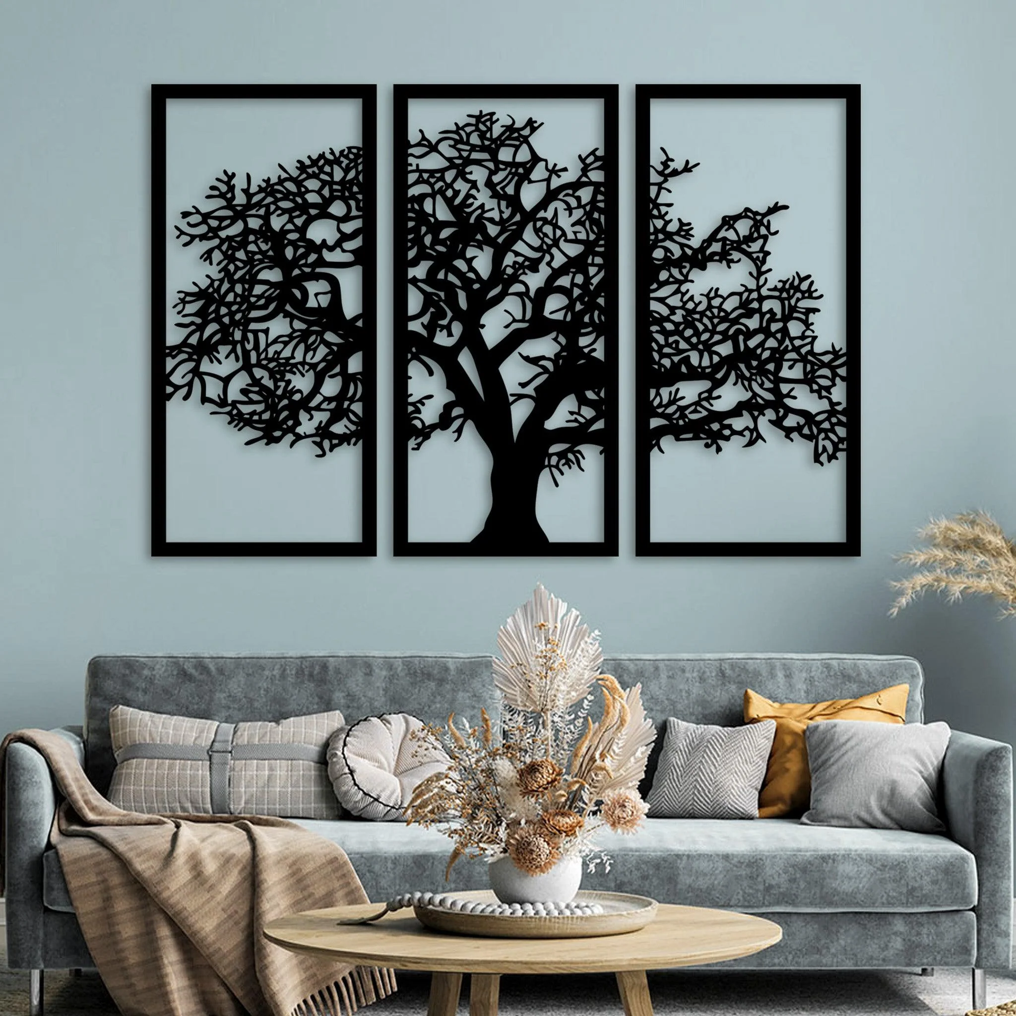 Tree Panels Metal Wall Art - Alvarez Pro Painting LLC