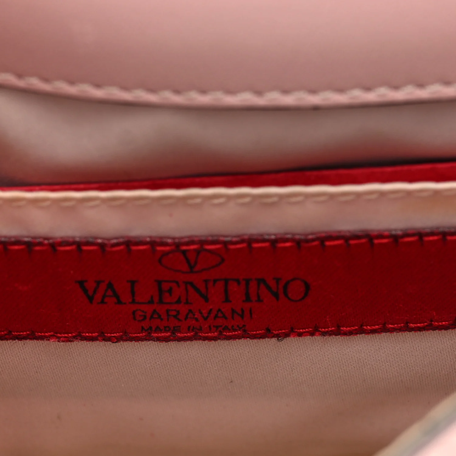 Vitello Rockstud Crossbody Saddle Bag Water Rose - Top Club