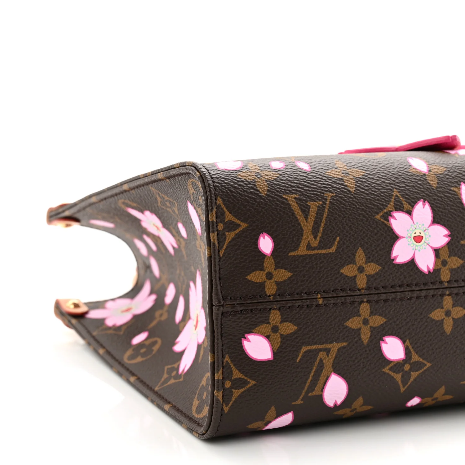 LV X TM Monogram Cherry Blossom Onthego PM Sakura Brown - Top Club