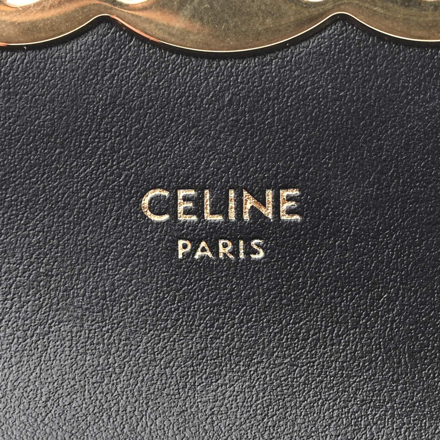 Shiny Calfskin Mini Triomphe Black - Top Club