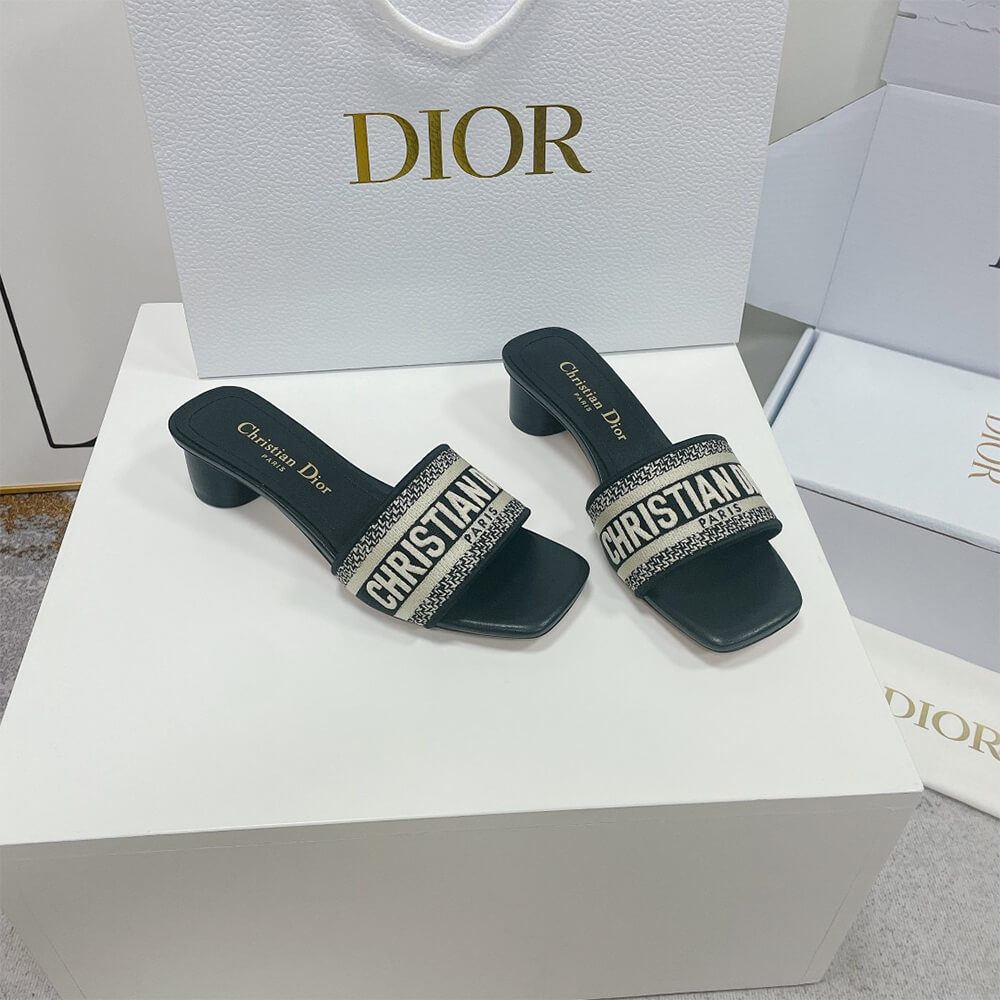 Dior Dway Heeled Slide - Top Club