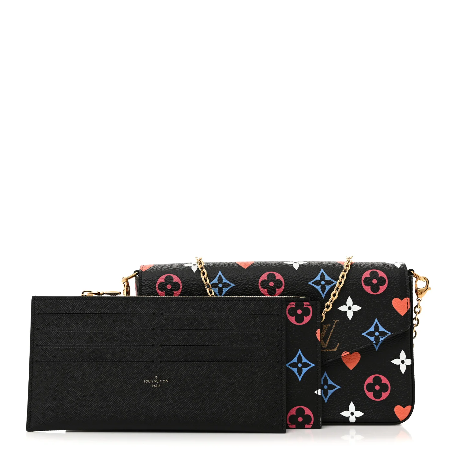 Game On Felicie Chain Wallet Black - Top Club