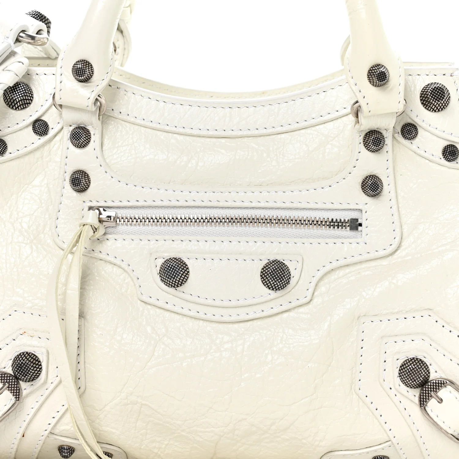 Agneau Arena Neo Cagole Handbag XS Optic White - Top Club