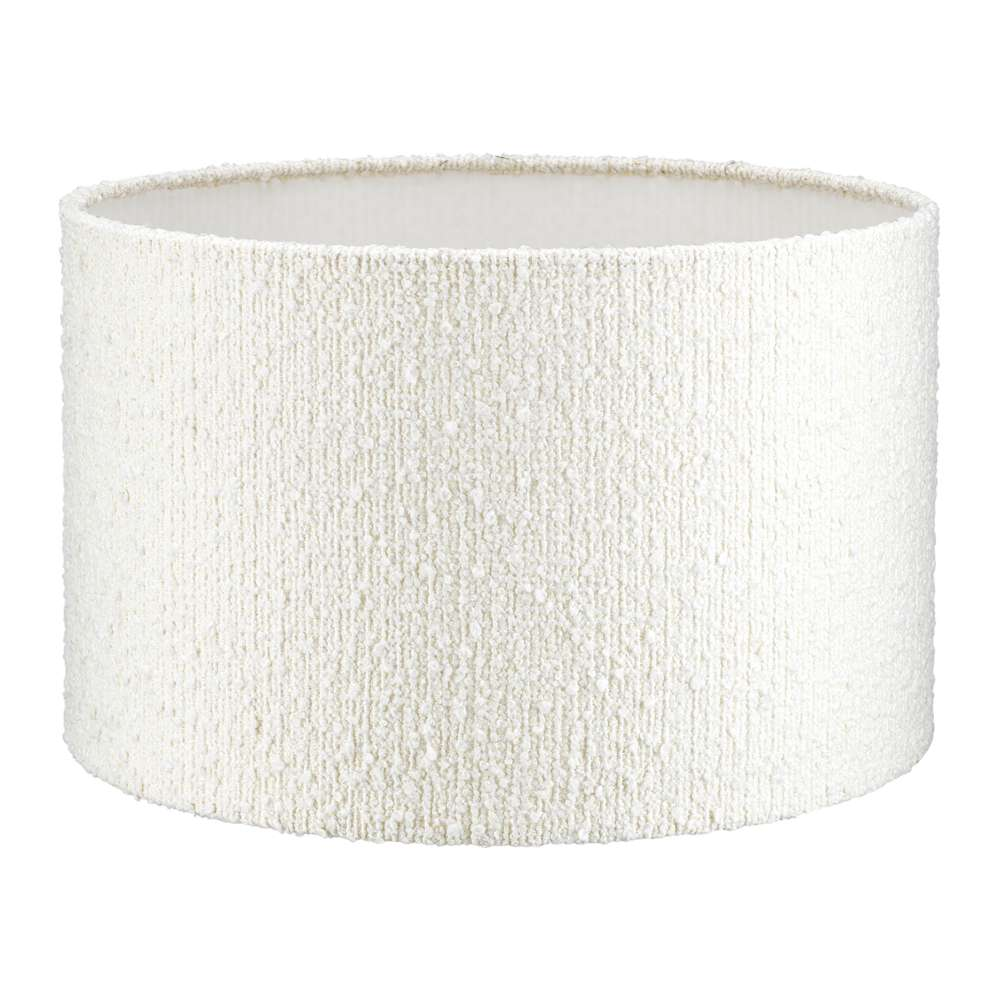 Cilinder 50x50x30cm Aspen bouclé blanc