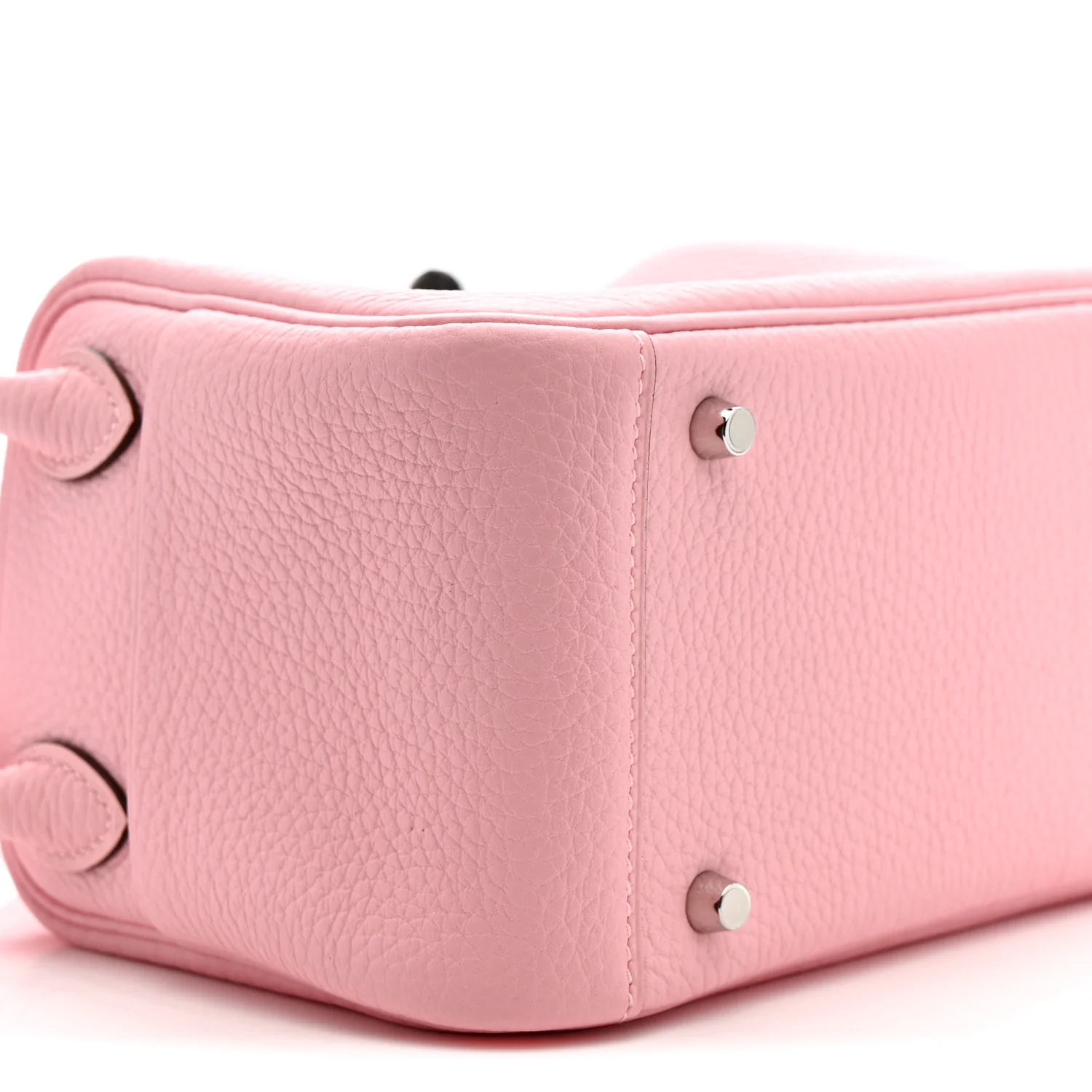 Taurillon Clemence Verso Mini Lindy 20 Rose Sakura Gris Perle - Top Club