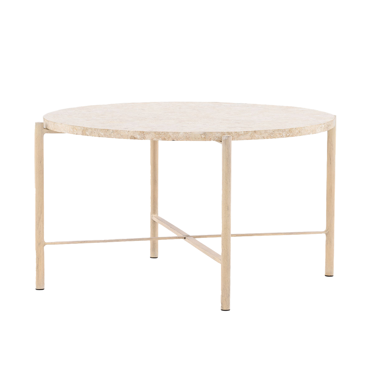 Salontafel Thora - met stenen blad Beige