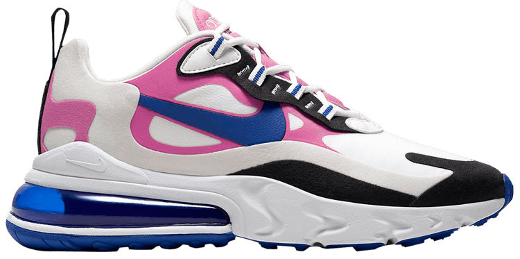 Wmns Air Max 270 React  White Fuchsia Blue  CI3899-100 - Sneaker Replica Workshop