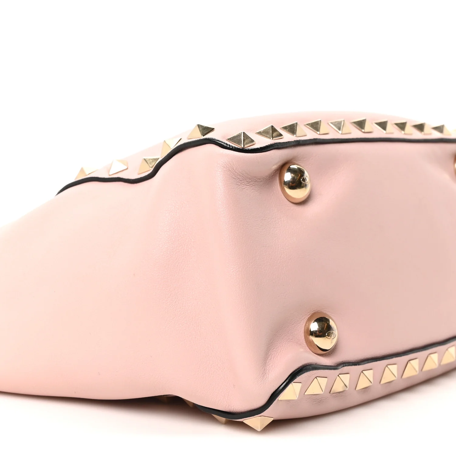 Vitello Mini Rockstud Tote Water Rose - Top Club