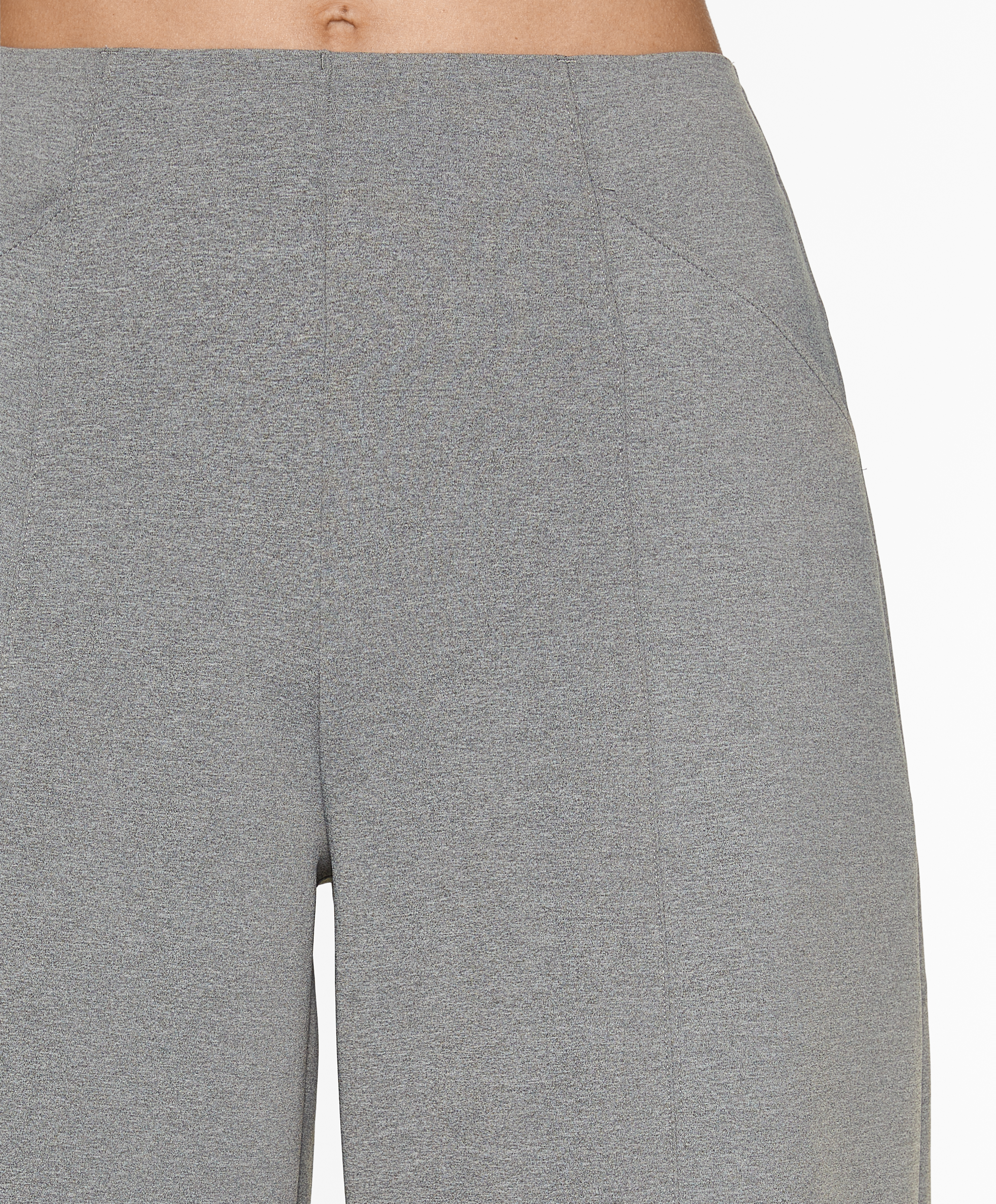 OYSHO Neoprene-effect wide-leg trousers