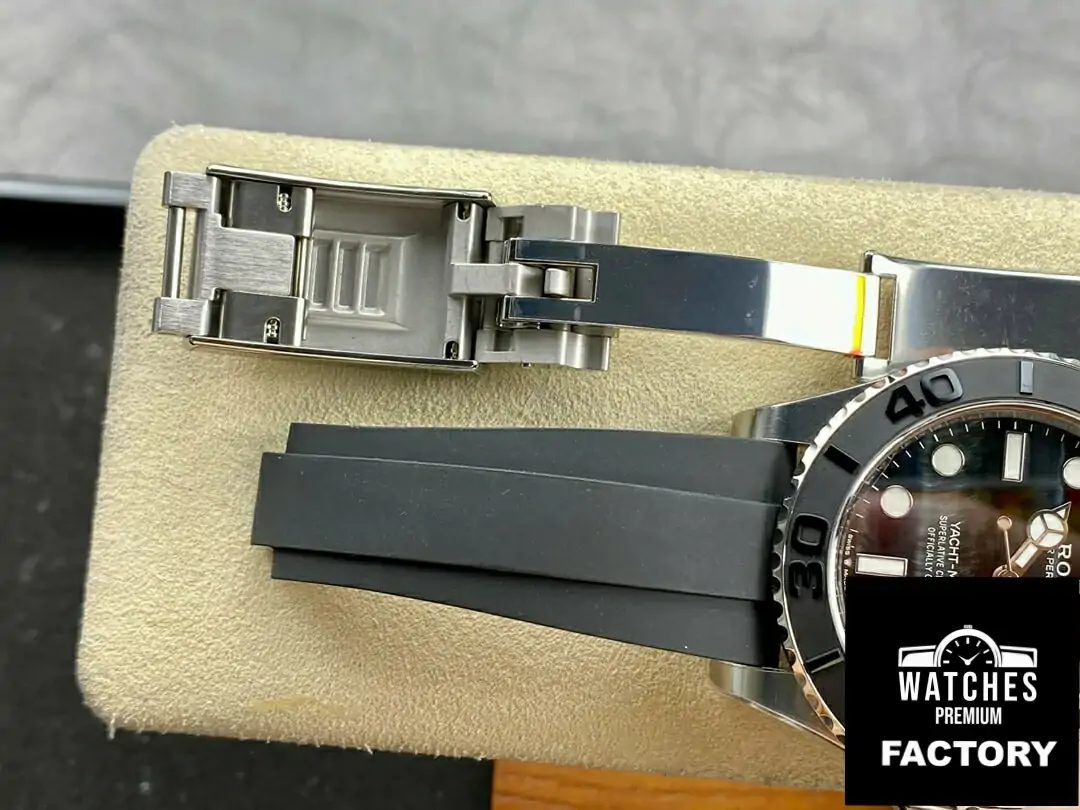 Rolex Yacht Master M226659-0004 Clean Factory Black Rubber Strap