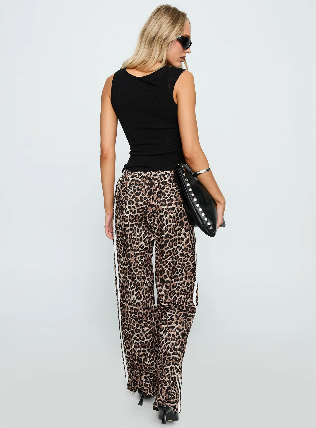 Buzzer Track Pants Leopard