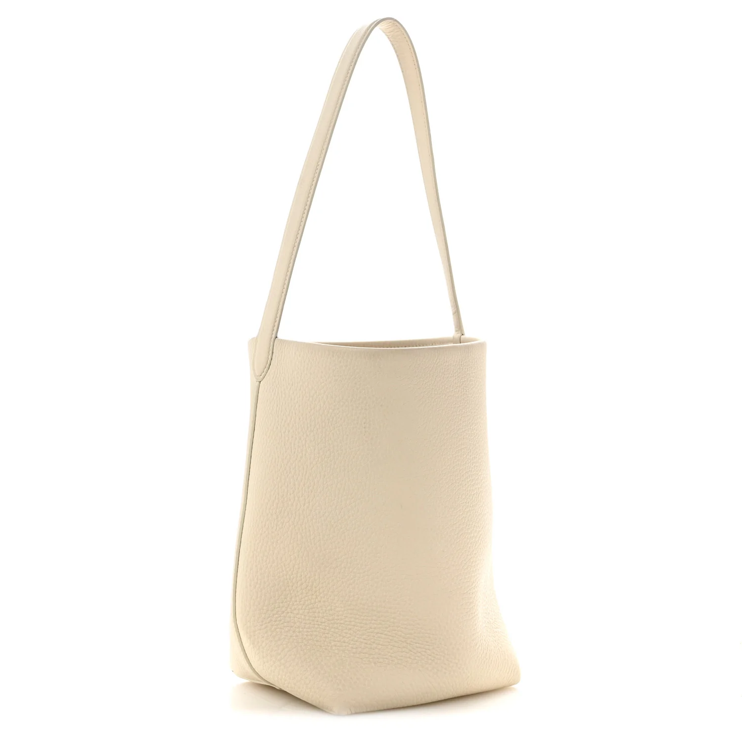 Grained Calfskin Medium N/S Park Tote Ivory - Top Club