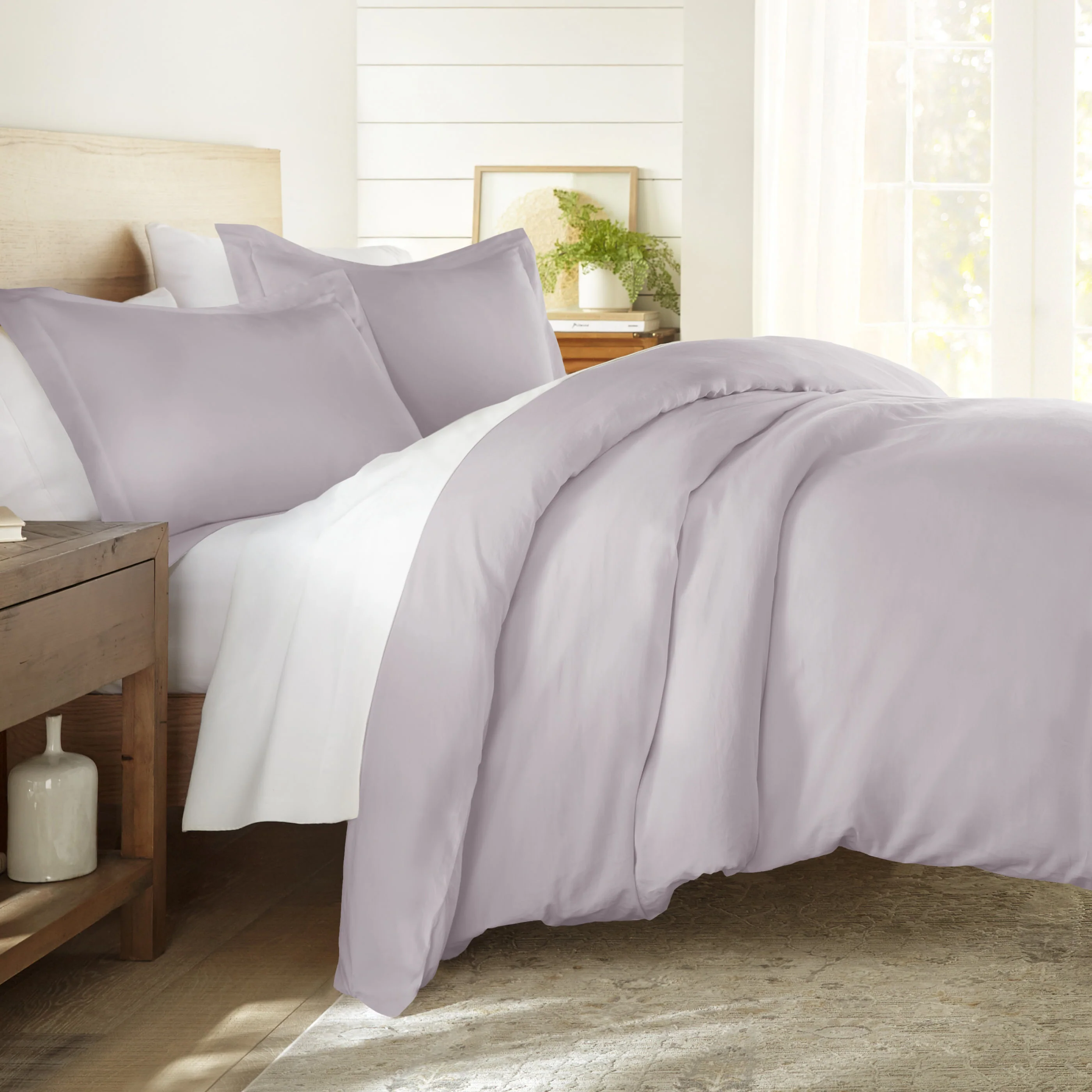 100% Long Staple Cotton 3-Piece Duvet Cover Set