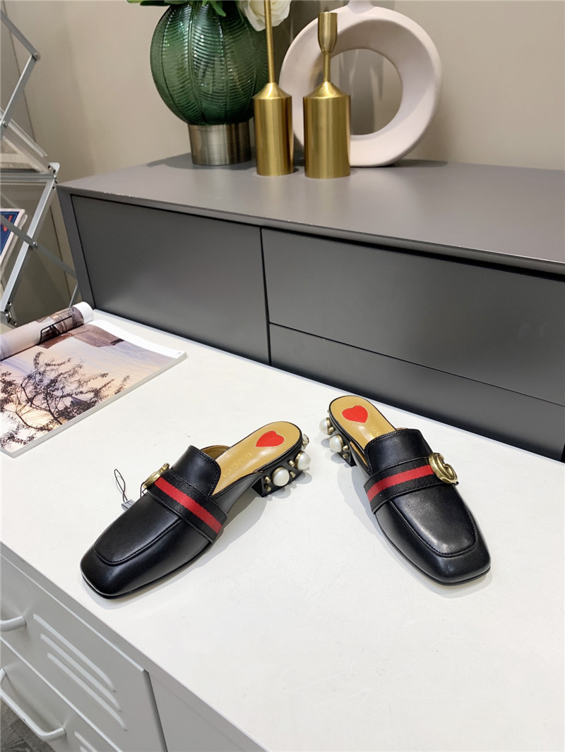 gucci pearl heel half slippers - Sneaker Replica Workshop
