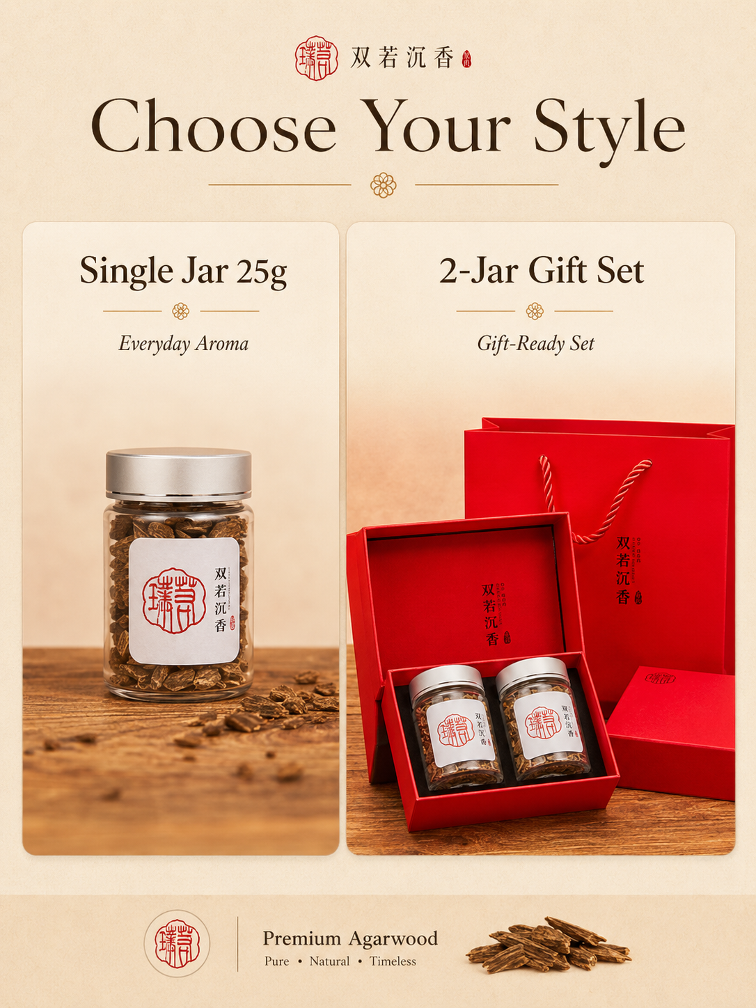 Premium Agarwood Aromatherapy Chip Set