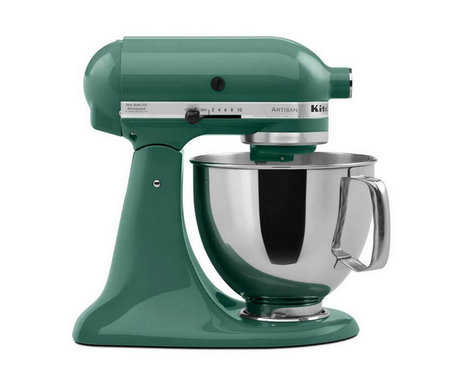 Artisan 5 Qt. 10-Speed Bay Blatt Standmixer mit Flat Beater, 6-Wire Whip und Dough Hook Attachments