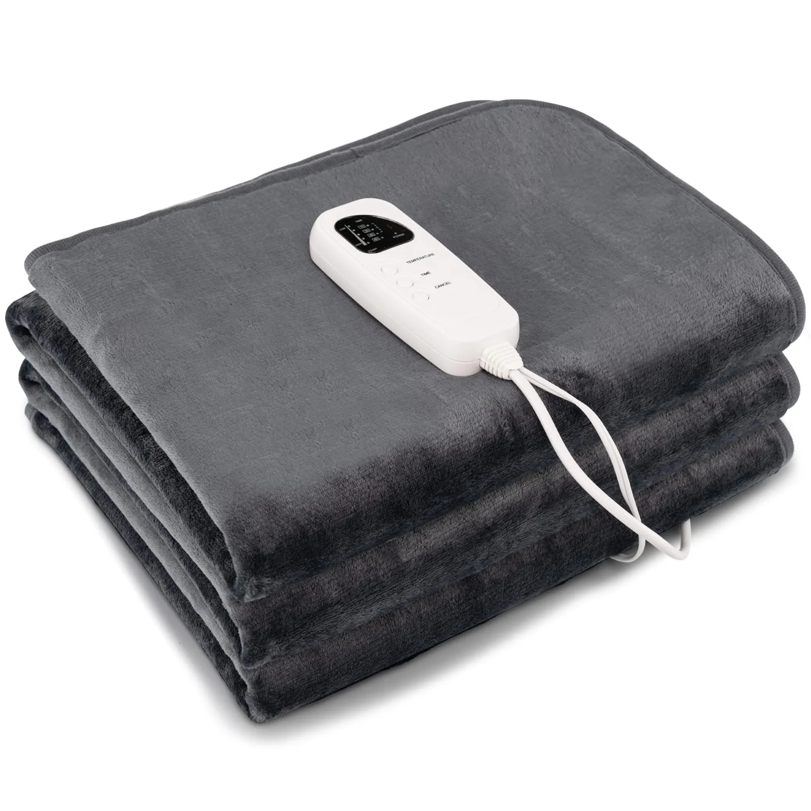 BEFOUNDLOVELY Electric Heated Mattress Pad - 71” x 30” Bed Warmer w/ 5 Heating Levels, 8H Timer, Overheat Protection, Machine Washable Heating Pad