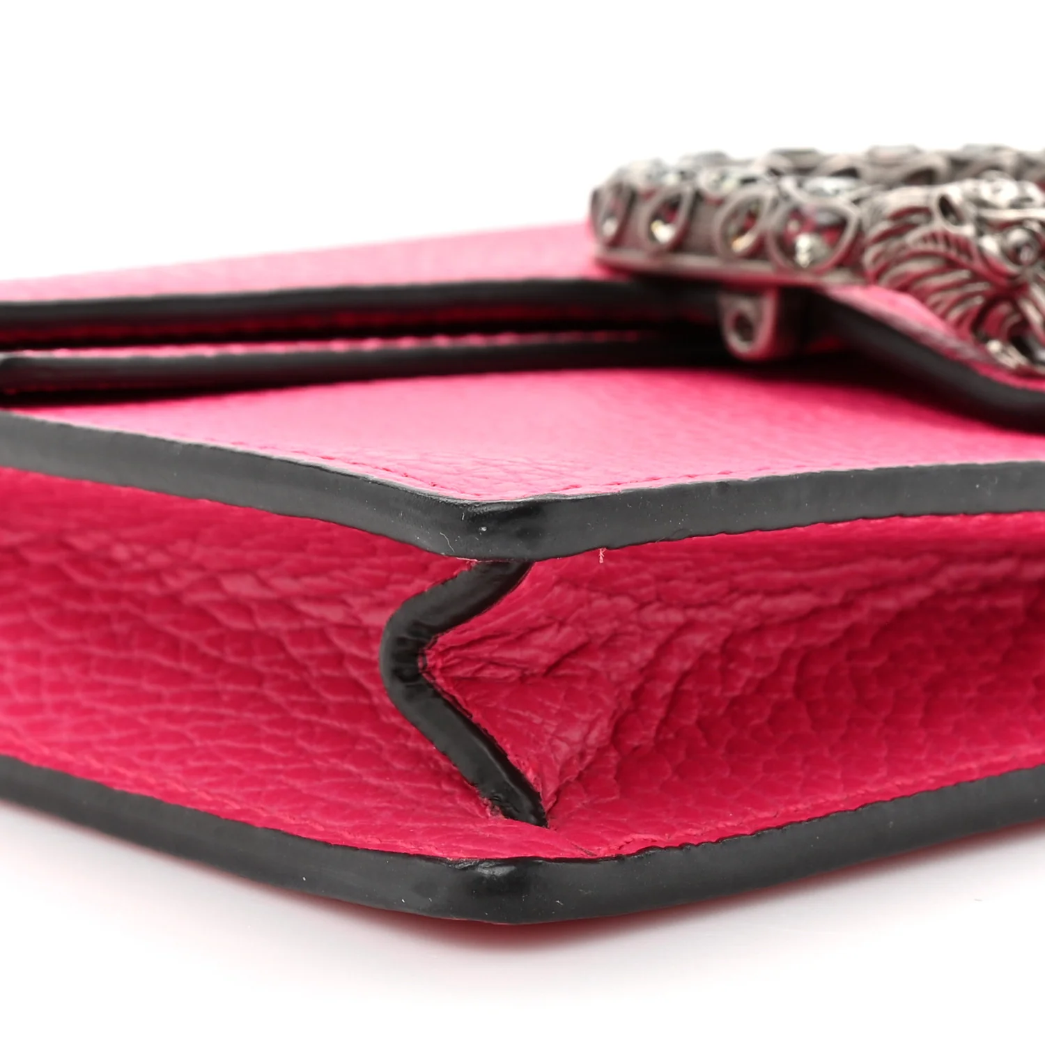 Dollar Calfskin Crystal Super Mini Dionysus Shoulder Bag Box Pink Black Diamond - Top Club