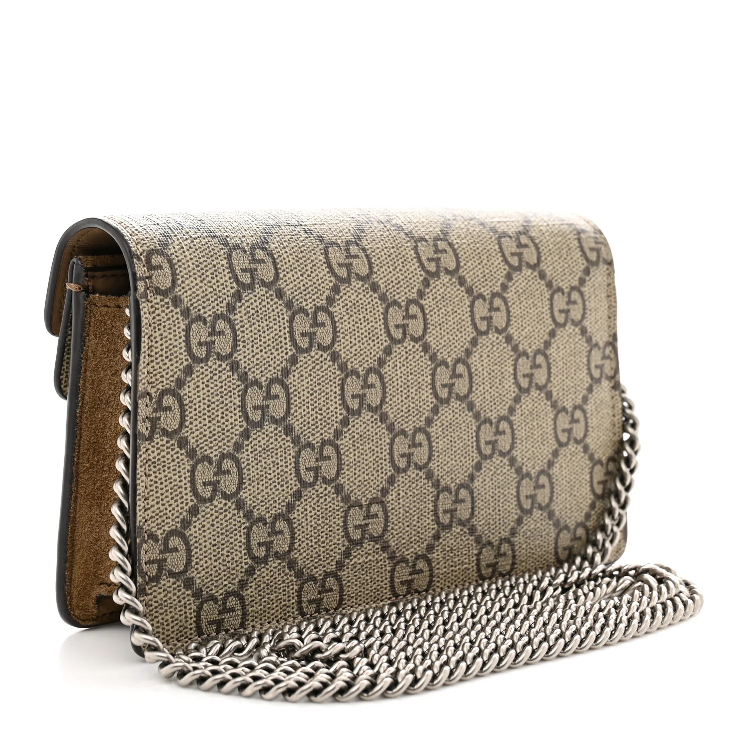 GG Supreme Monogram Super Mini Dionysus Shoulder Bag Taupe