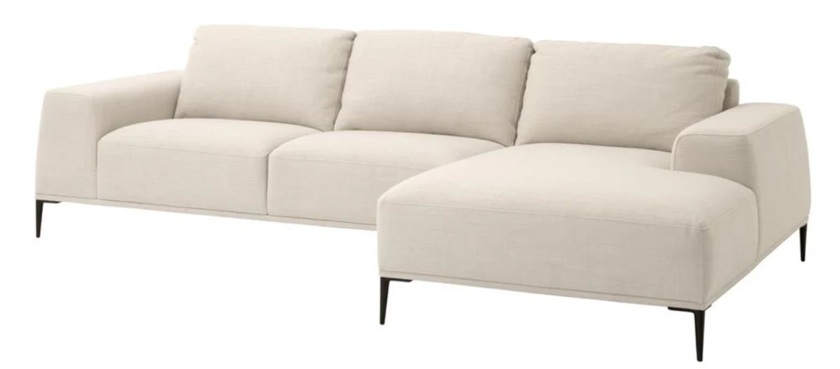 Luxury lounge sofa natural color 285 x 164 x H. 80 cm - luxury collection
