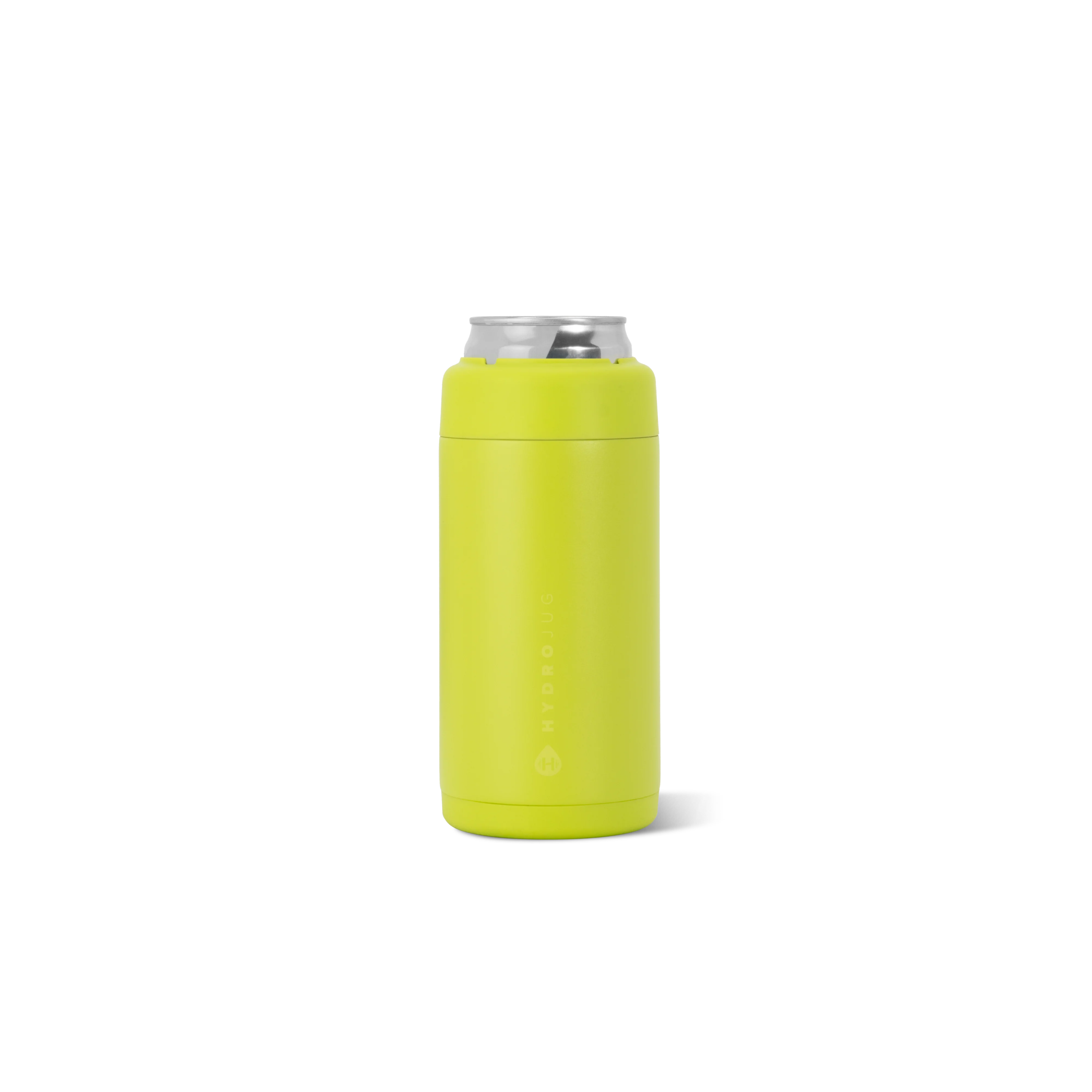 Can Cooler Slim FreeSip® Stainless Steel Water Bottle - Lemon Lime