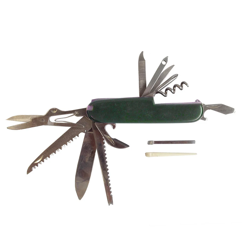 Multipurpose knife 13 FUNCTIONS - green