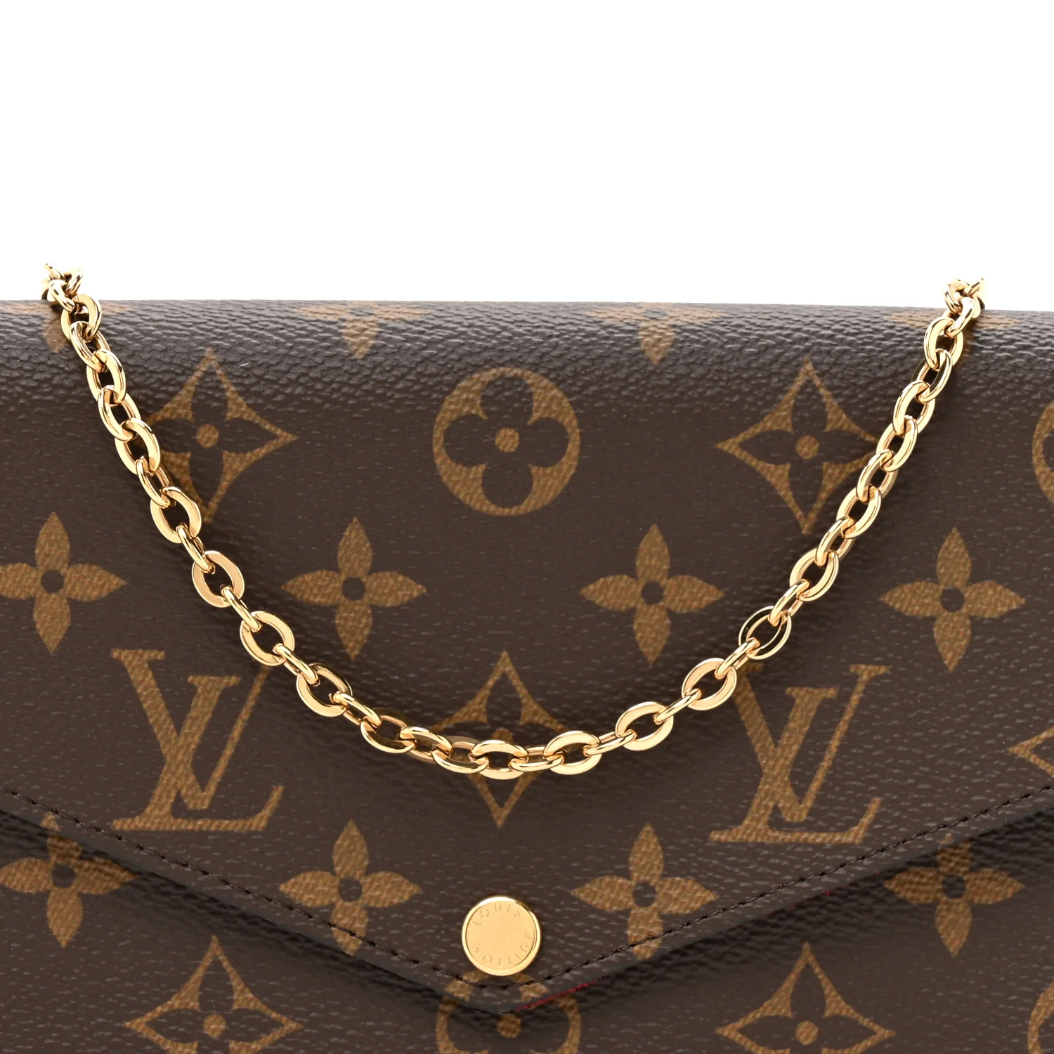 Monogram Pochette Felicie Chain Wallet Fuchsia - Top Club