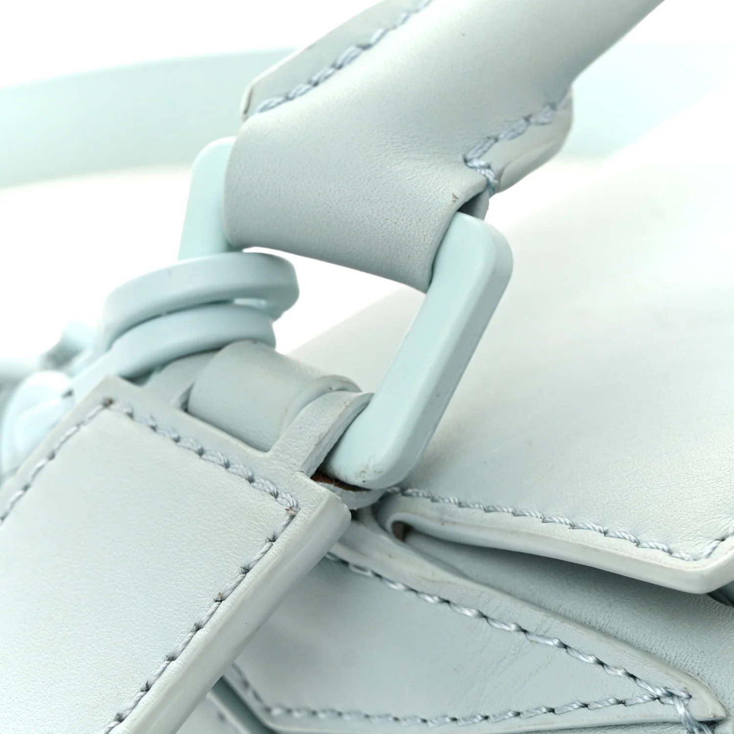 Grained Calfskin Small Puzzle Bag Aquamarine - Top Club