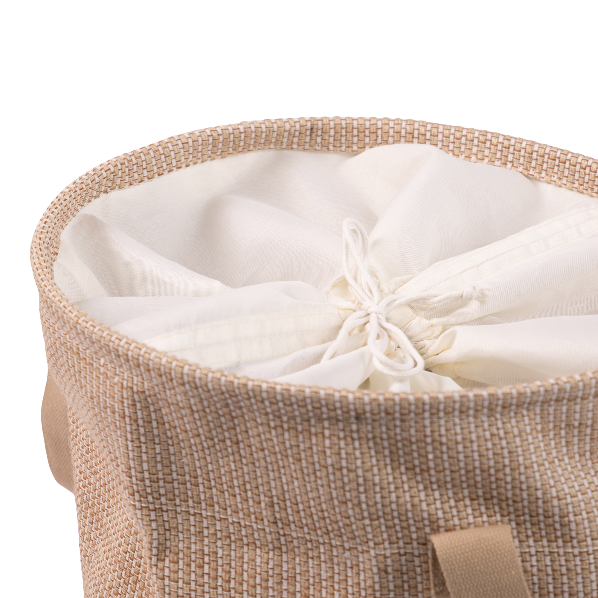 Wasmand rond jute natural Ø38 cm