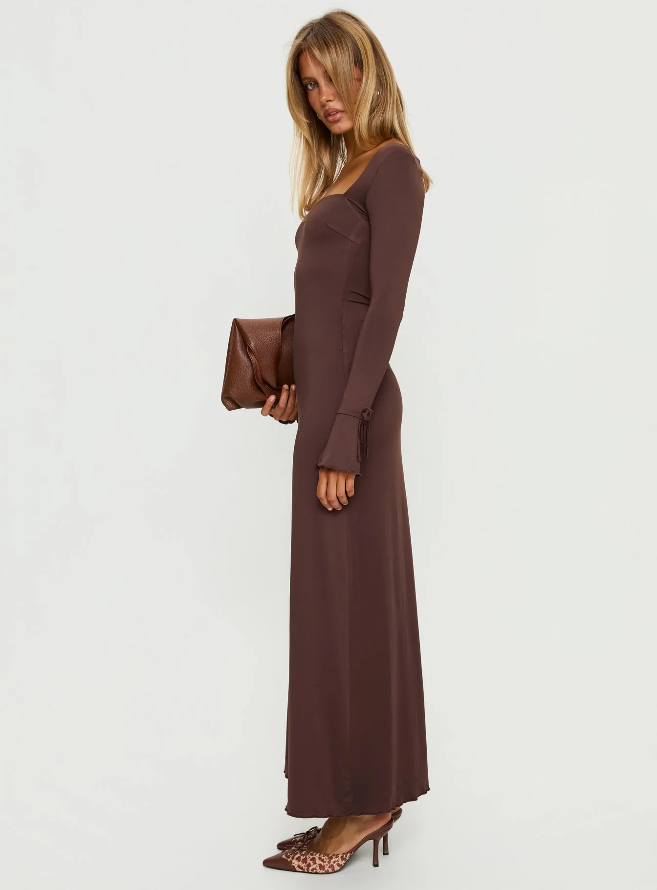 Dalzine Maxi Dress Chocolate