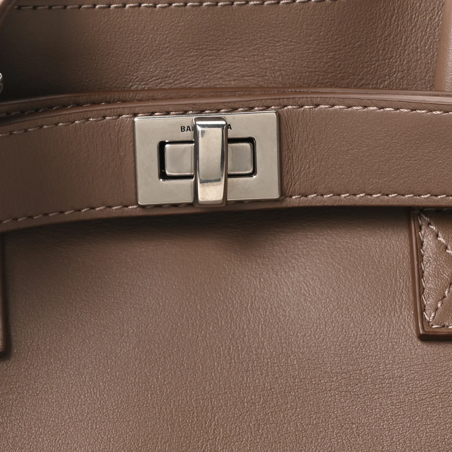 Smooth Calfskin Small Bel Air Carry All Bag Taupe - Top Club