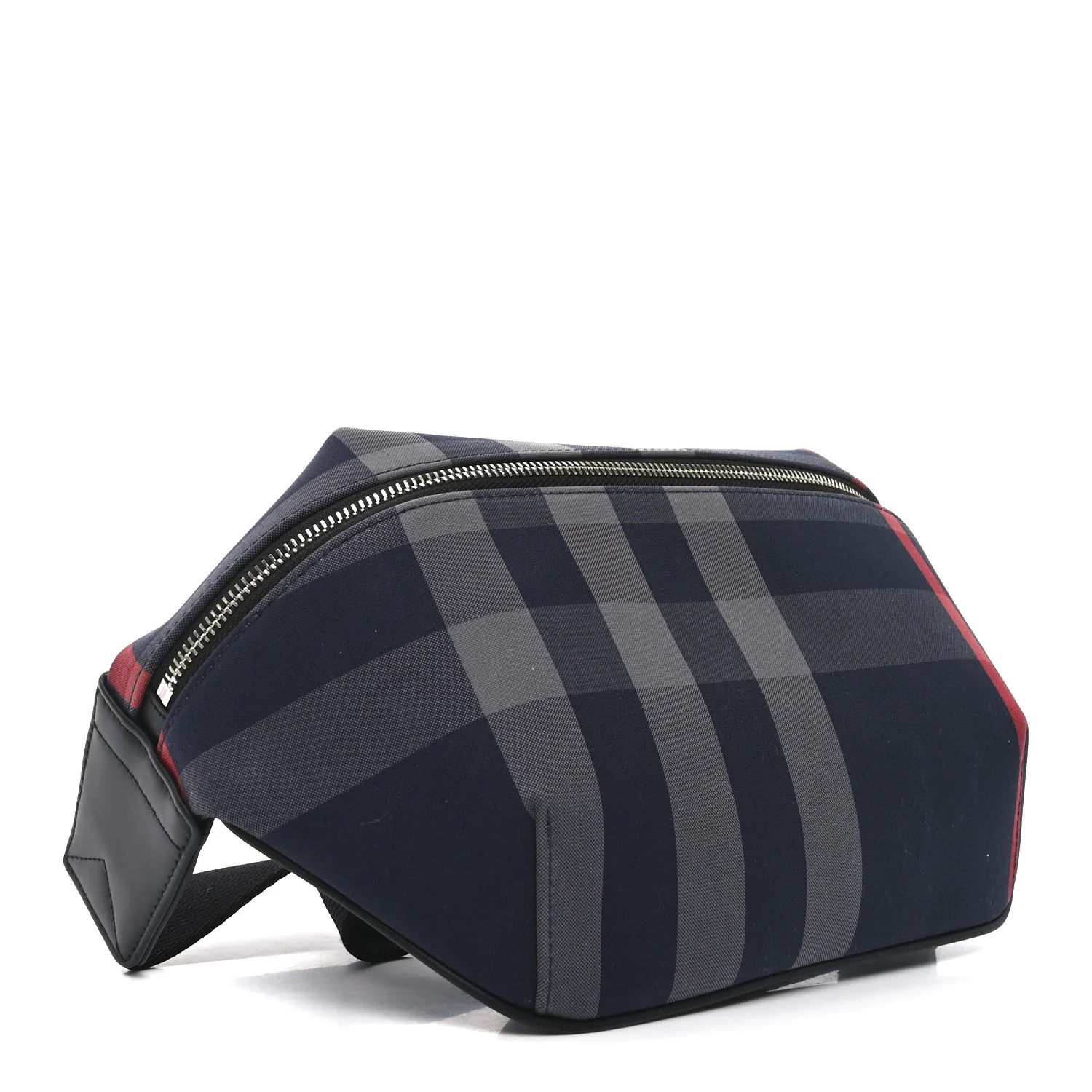 House Check Sonny Bum Bag Navy Grey - Top Club