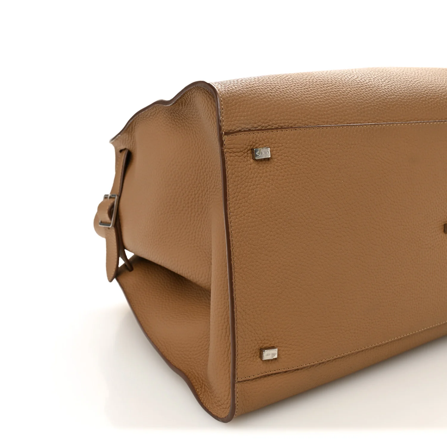 Matte Grained Calfskin Soft Margaux 17 Dark Taupe - Top Club